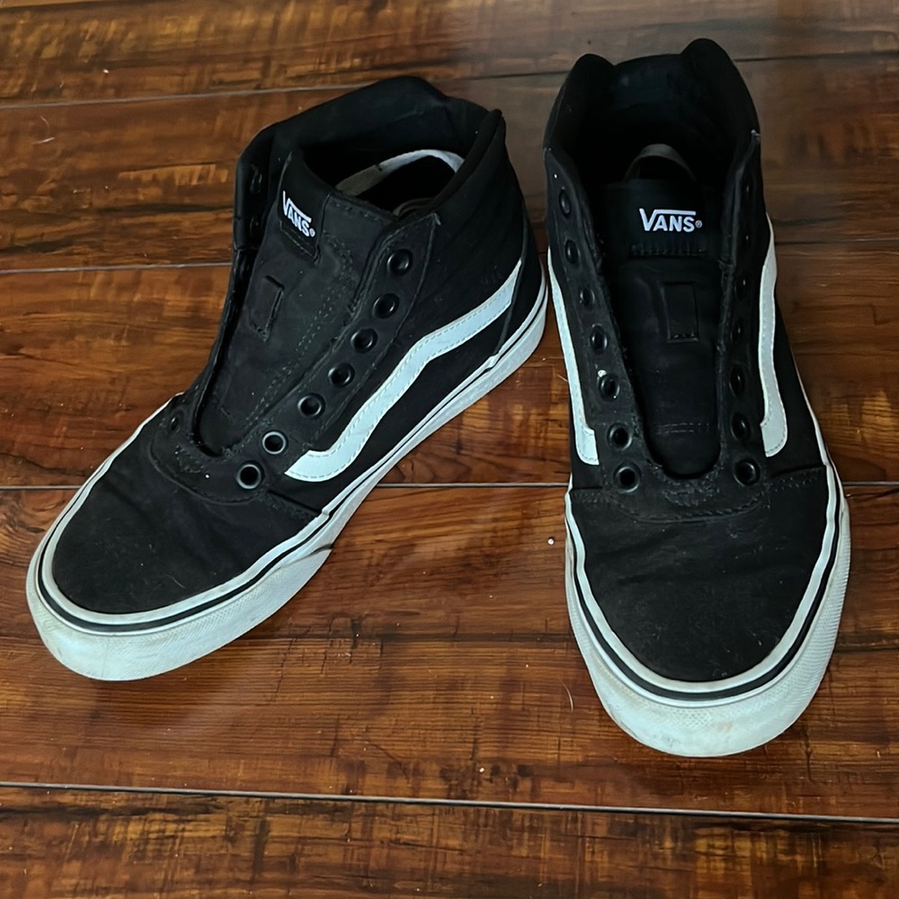 Vans sk8 hi 6.5 black white